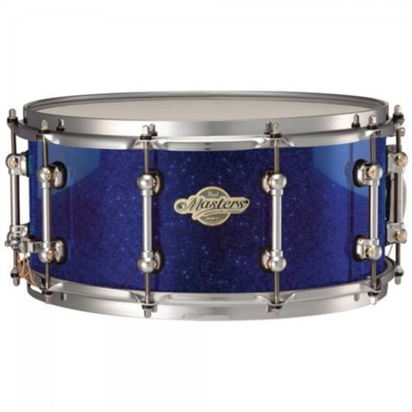 Pearl Masters Premium Snare Drum, 14" x 5.5", Navy Blue Sparkle