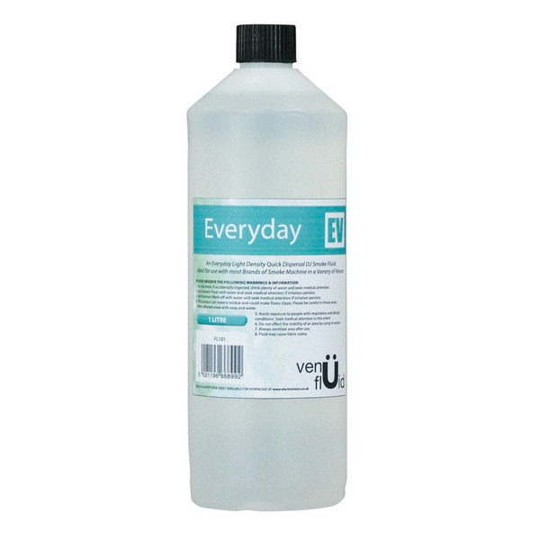 Venu EV Everyday Light Density DJ Smoke Fluid, 1 Litre
