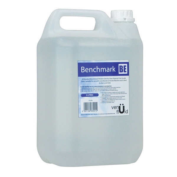 Venu BE Benchmark Medium Density Club Smoke Fluid, 5 Litres
