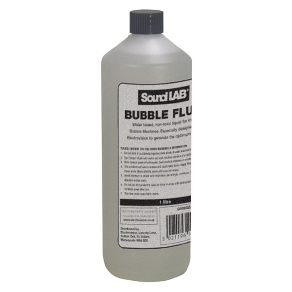 SoundLab Water Based Bubble Fluid, 1 Litre