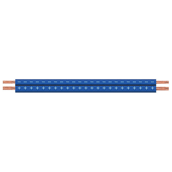 Electrovision Flat OFC Flexible Speaker Cable, 100m, 273/0.12, Blue