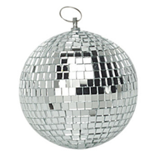 SoundLab Silver Lightweight Mirror Ball, 6"