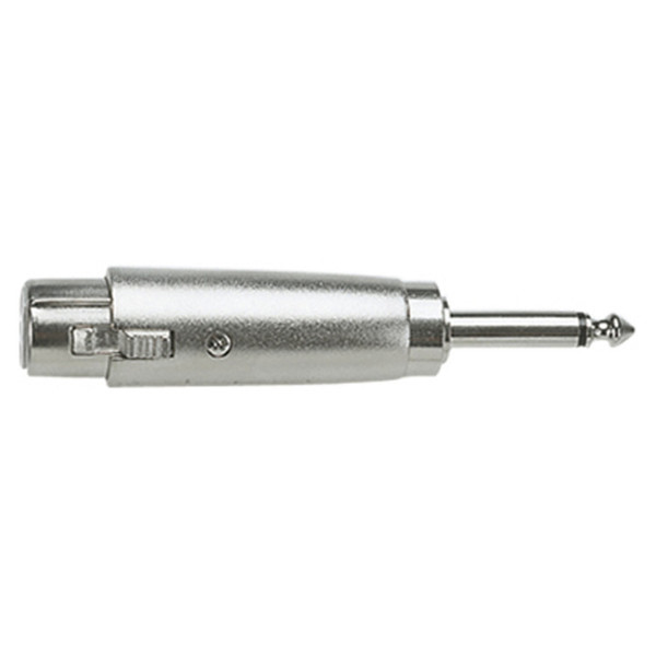 Electrovision XLR Female/6.35mm Mono Male Adaptor