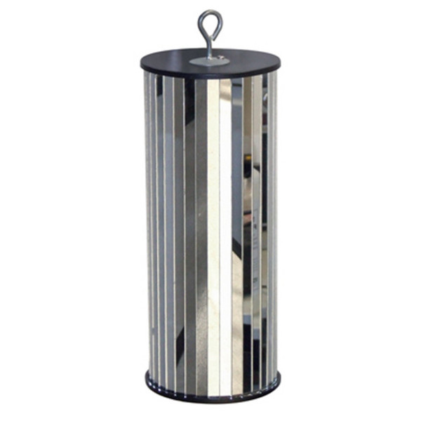 SoundLab Silver Mirror Cylinder with Hanging Point, 120x500mm