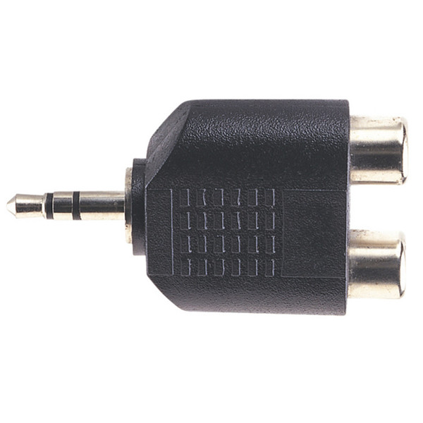 Electrovision 3.5mm Stereo Male/2xRCA Phono Female Adaptor