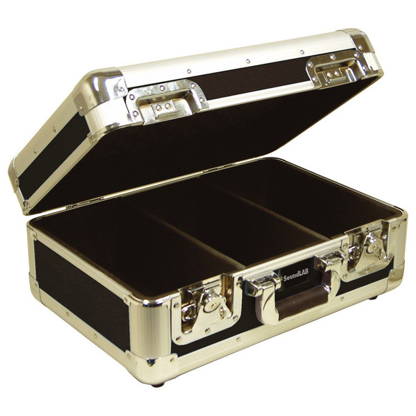 Electrovision Euro Style 70 CD Case with Lid and Soft Lining, Black
