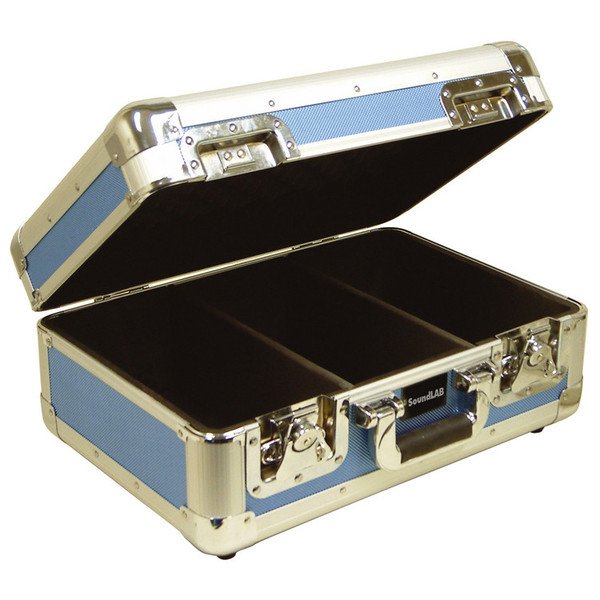 Electrovision Euro Style 70 CD Case with Lid and Soft Lining, Blue