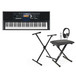 Yamaha PSR-E333 Portable Keyboard with Stand, Bench and Headphones