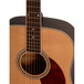 Freshman FA1DNS Dreadnought Acoustic Guitar, Natural with Hardcase Soundhole