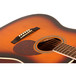 Freshman FA1DSBS Dreadnought Acoustic Guitar, Sunburst with Hardcase Soundhole