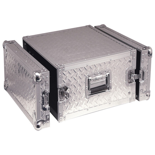 Electrovision Professional Full Flight Rack Case with Doors, 6U