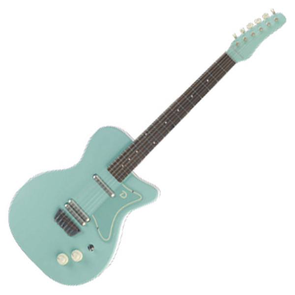 Danelectro 56 Single Cut Guitar, with Humbucker, Aqua 