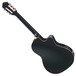 Ortega RCE145LBK Left Handed Electro Classical Guitar, Gloss Black