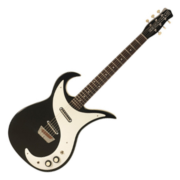 Danelectro 60's Wild Thing Guitar, Gloss Black