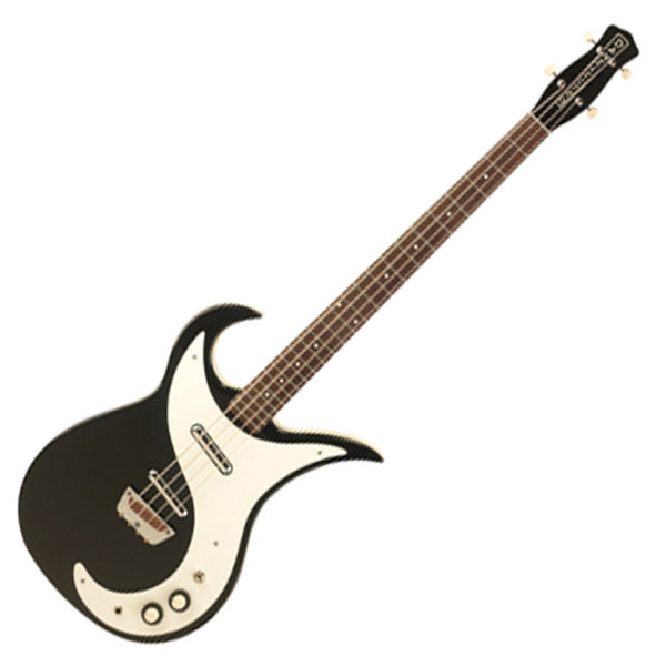 Danelectro 60's Wild Thing Bass Guitar, Gloss Black