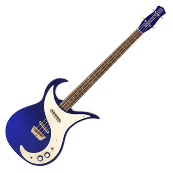 Danelectro 60's Wild Thing Bass Guitar, Candy Apple Blue