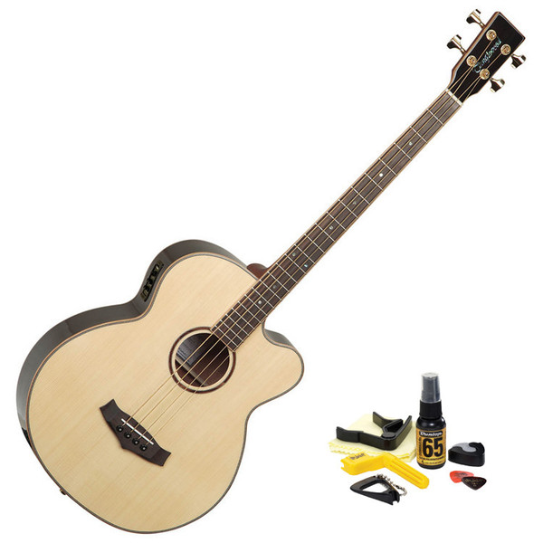 Tanglewood TGRB CE Electro Acoustic Bass + FREE Accessories