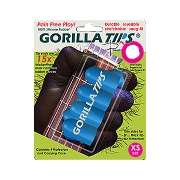 Gorilla Tips Fingertip Protectors Blue Size Extra Small