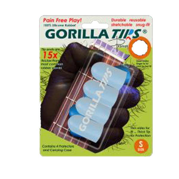 Gorilla Tips Fingertip Protectors Clear Size Small
