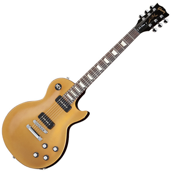 Gibson Les Paul 50s Tribute Electric Guitar, Gold Top Dark Back