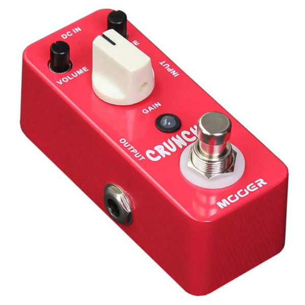 Mooer MDS3 Cruncher Distortion Pedal FREE Jack Patch Cables