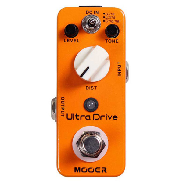 Mooer MDS4 Ultra Drive Distortion Pedal FREE Jack Patch Cables