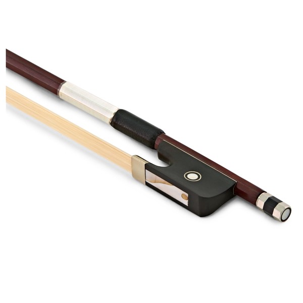 Primavera Hardwood Viola Bow, Octagonal 14'' close