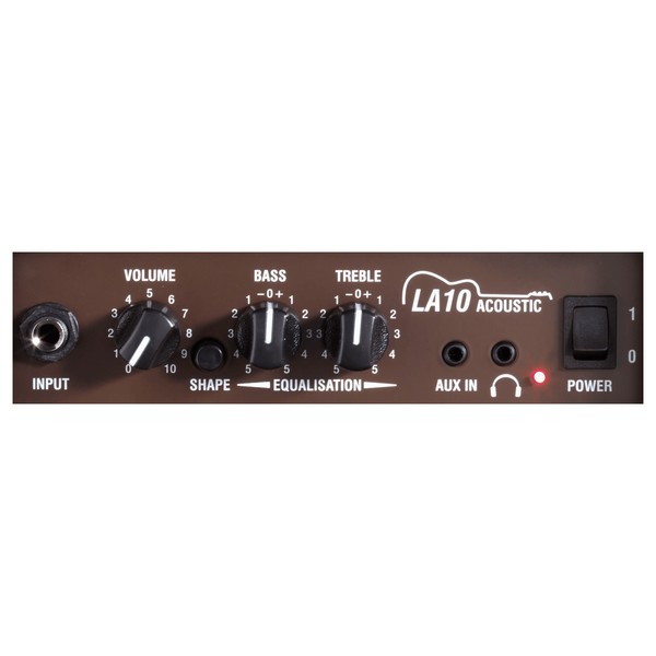 Laney LA10 Acoustic Combo - panel