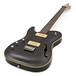 SubZero Paradigm Left Handed Semi-Hollow Electric Guitar, Trans Black