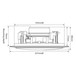 Adastra C6S 6.5'' Dual Voice Coil Ceiling Speaker with Dual Tweeters, Dimensions