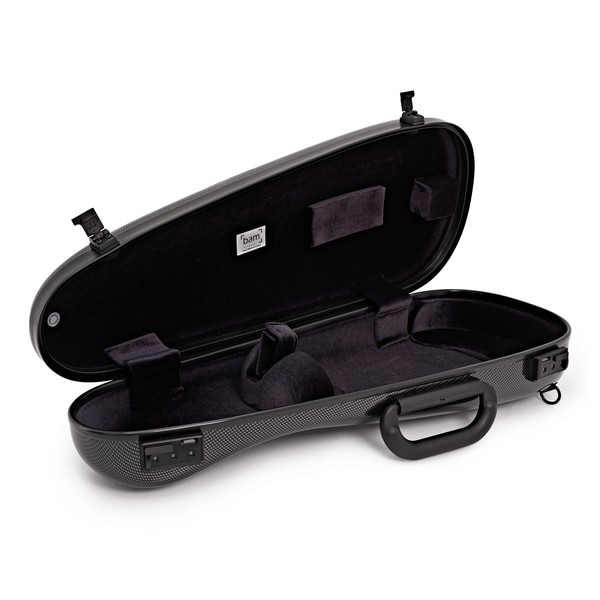 BAM 2003XL Hightech Cabine Violin Case, Black Carbon
