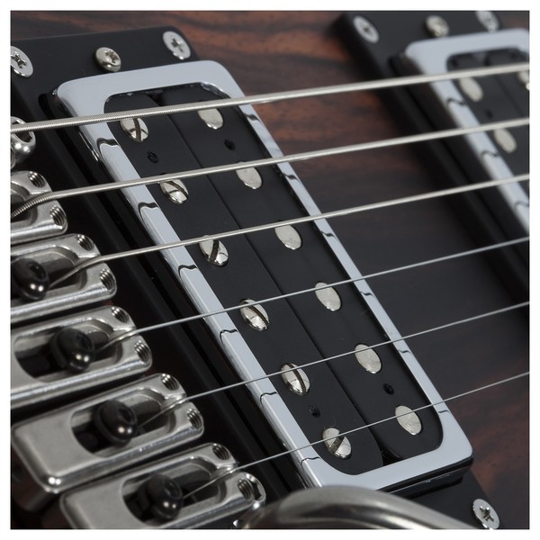 Schecter C-1 Exotic Trem, Ebony - pickups