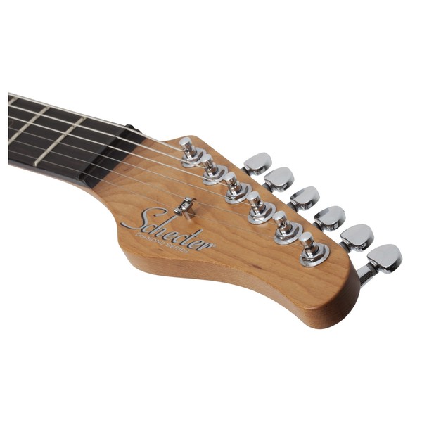 Schecter Nick Johnston Traditional, Atomic Coral - headstock