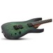 Schecter Keith Merrow KM-6 MK-III Standard, Toxic Smoke Green - body slant