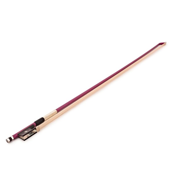 Primavera Rainbow Fantasia 3/4 Violin Bow, Pink, Side