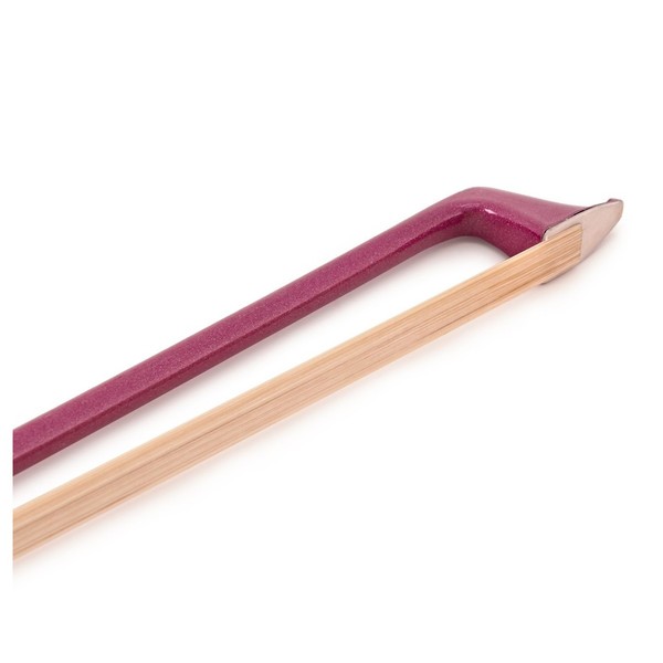 Primavera Rainbow Fantasia 1/4 Violin Bow, Pink, Tip