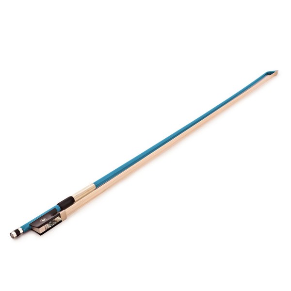 Primavera Rainbow Fantasia 1/2 Violin Bow, Blue, Side