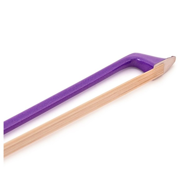 Primavera Rainbow Fantasia 4/4 Violin Bow, Purple, Tip