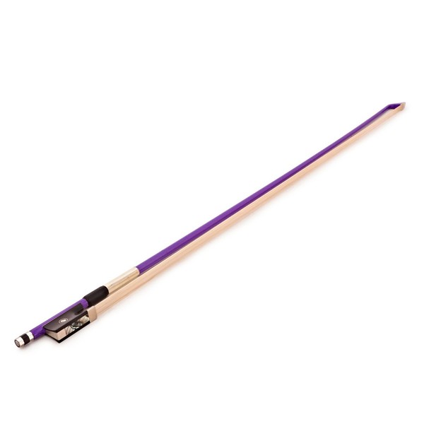 Primavera Rainbow Fantasia 1/8 Violin Bow, Purple, Sid