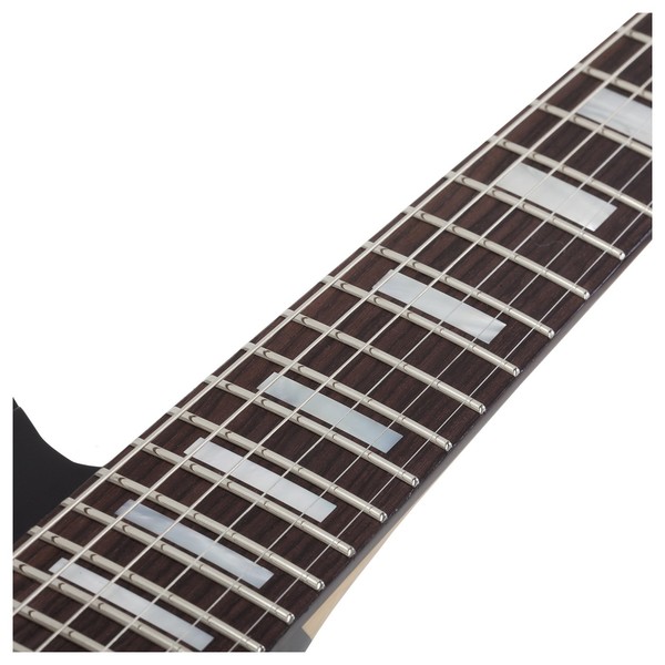 Schecter Robert Smith Ultracure 2019, Black Purple - fretboard
