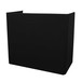 Equinox Truss Booth Lycra Cover, Black - Angled