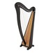 34 String Roundback Harp by Gear4music, Black