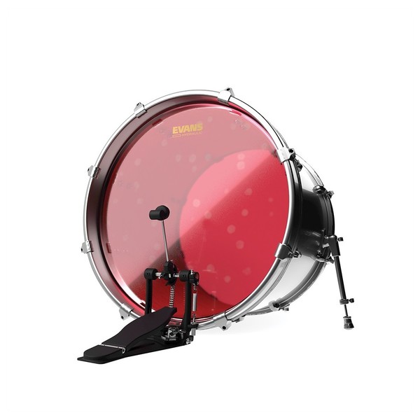 Evans Hydraulic Red Bass Drum Head, 22 Inch