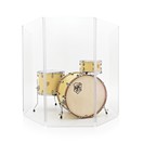 5 Panel Acrylic Drum Screen by Gear4music