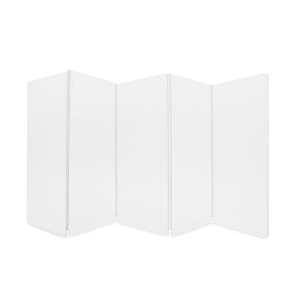 WHD Drum Screen, 5 Panel Clear Acrylic Shield