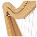 38 String Pillar Harp by Gear4music, Natural close