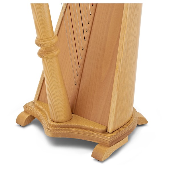 38 String Pillar Harp by Gear4music, Natural bottom