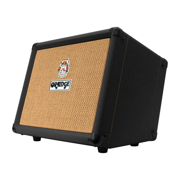 Orange Crush Acoustic 30 1x10 Acoustic Combo, Black - Side grill