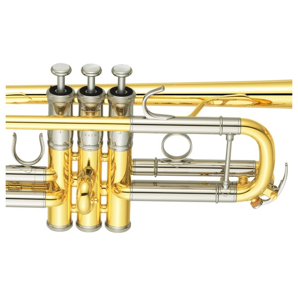 Yamaha YTR8445 Xeno C Trumpet, Lacquer, Valve Block