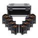 LEDJ QB1 RGBA LED Uplighter, Eight Pack with Charge Case